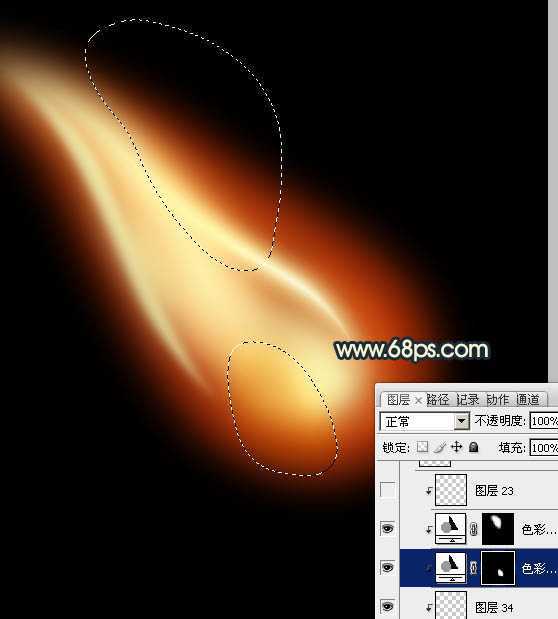 ‘Photoshop设计制作出逼真的正在燃烧的火柴‘