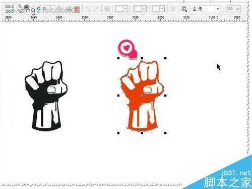 CDR如何快速描图？