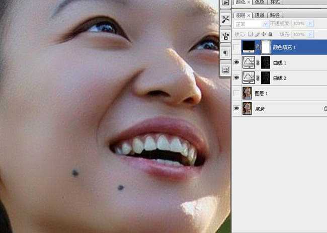 ‘photoshop智能双曲线快速磨皮教程‘
