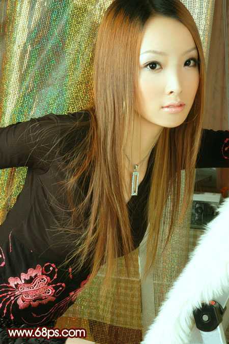 ‘Photoshop将人物图片调成淡淡的青黄甜美色‘