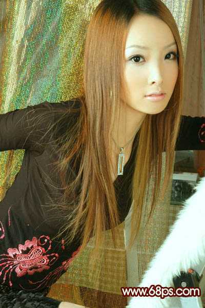 ‘Photoshop将人物图片调成淡淡的青黄甜美色‘