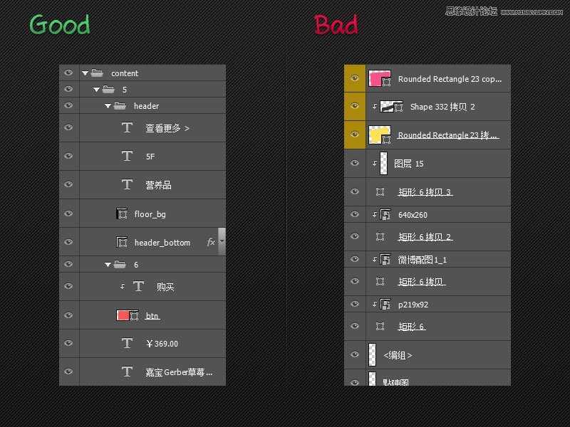‘Photoshop建立文档规范和管理意识详细解析‘