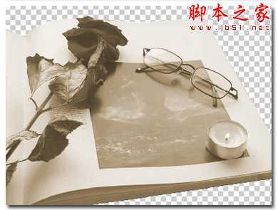 ‘photoshop将普通图片制作复古褐色调‘