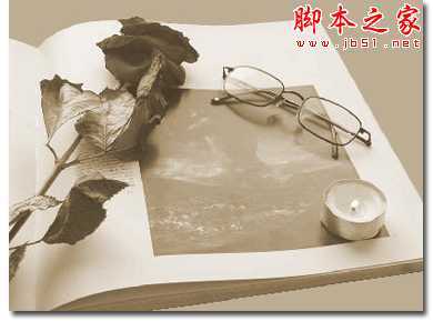 ‘photoshop将普通图片制作复古褐色调‘