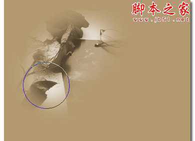 ‘photoshop将普通图片制作复古褐色调‘