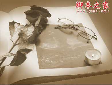 ‘photoshop将普通图片制作复古褐色调‘