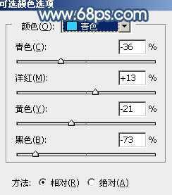 ‘Photoshop为树景美女图片打造梦幻的冷调青蓝色‘