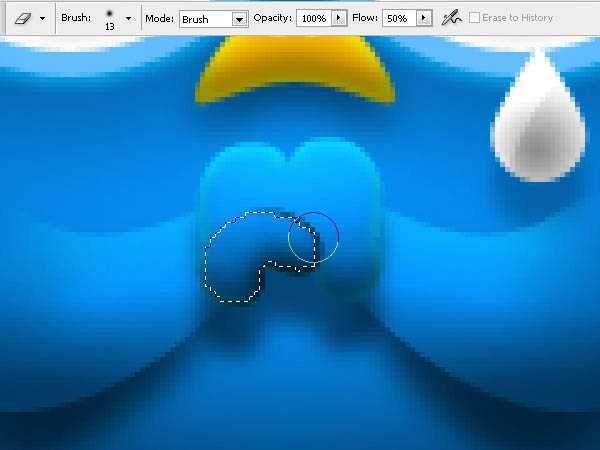 ‘Photoshop打造Twitter可爱蓝色小鸟图标‘