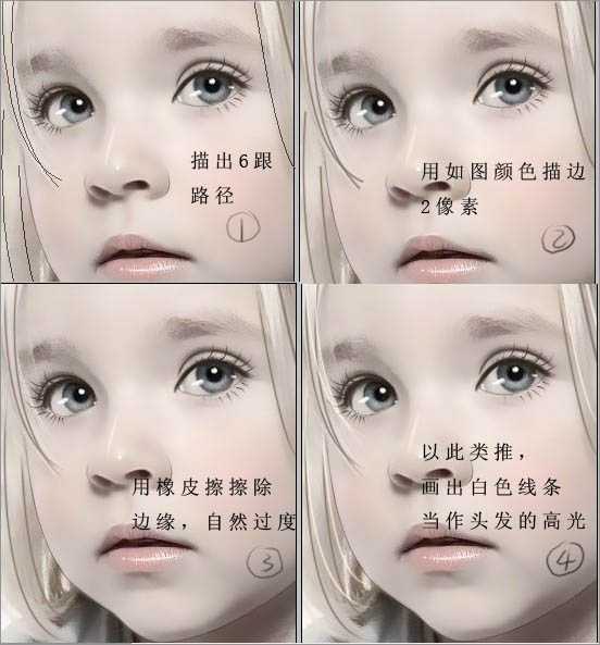 ‘PhotoShop为超萌的儿童照片打造出粉嫩转手绘效果‘