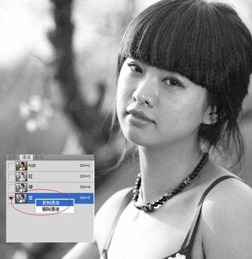 ‘ps下利用通道给偏暗的人物保细节美白‘