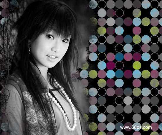 利用Photoshop笔刷制作个性非主流照片