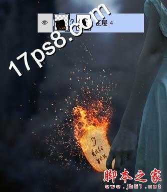 ‘photoshop合成制作月光下美女悲痛万分潸然泪下场景‘