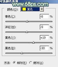 ‘Photoshop为树林美女图片打造出柔和的青黄色‘