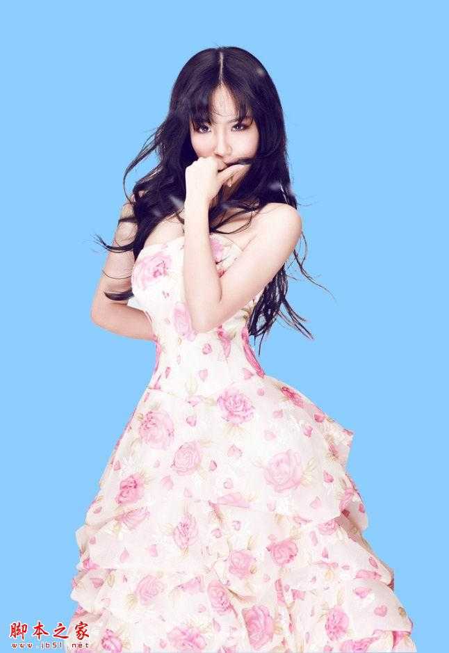 ‘Photoshop使用钢笔工具和边缘高光器快速给美女模特照片抠图‘