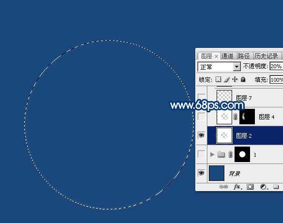 ‘Photoshop快速制作多层次的白色透明泡泡‘