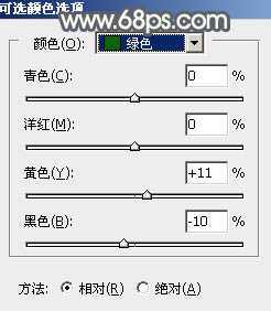 ‘Photoshop为古屋边的美女加上甜美的淡调黄绿色‘