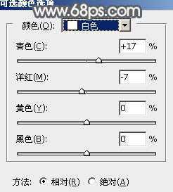 ‘Photoshop为古屋边的美女加上甜美的淡调黄绿色‘