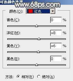 ‘Photoshop为古屋边的美女加上甜美的淡调黄绿色‘
