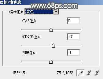 ‘Photoshop为古屋边的美女加上甜美的淡调黄绿色‘