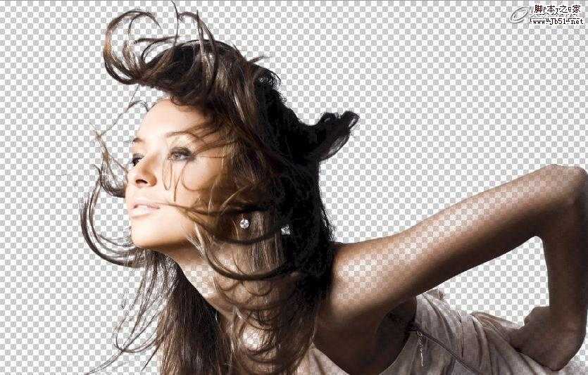 ‘Photoshop将通过蒙版通道制作出长发美女抠图教程‘