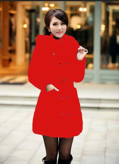 ‘Photoshop简单几步将蓝色衣服变成紫红色图文教程‘