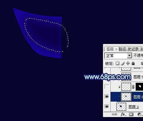 ‘Photoshop打造出梦幻的蓝色光束玫瑰花朵‘