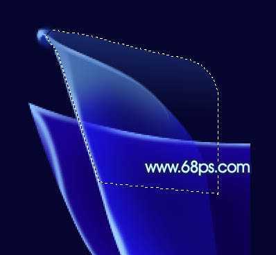 ‘Photoshop打造出梦幻的蓝色光束玫瑰花朵‘