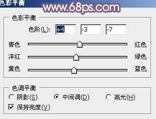 ‘photoshop利用通道替换工具将室内美女图片加上柔和的红紫色‘