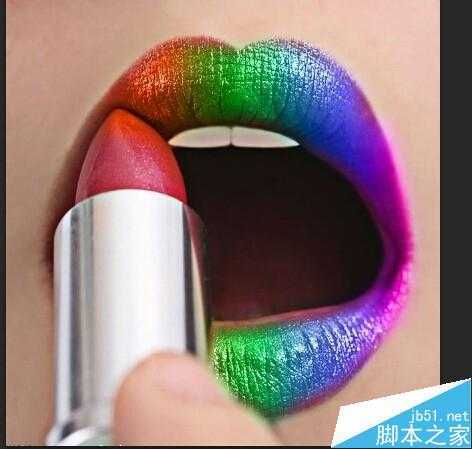 ‘PS绘制性感的多种颜色的唇彩口红‘