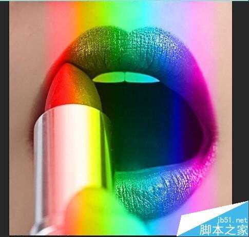‘PS绘制性感的多种颜色的唇彩口红‘