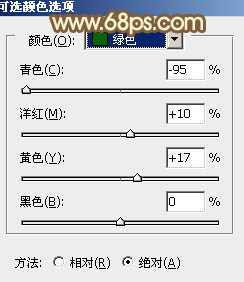 ‘Photoshop为绿树边的美女调制出韩系暖褐色‘