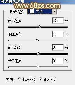 ‘Photoshop为绿树边的美女调制出韩系暖褐色‘