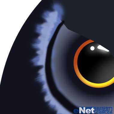 ‘photoshop设计制作可爱的蓝色卡通猫头鹰‘