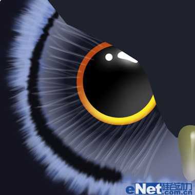 ‘photoshop设计制作可爱的蓝色卡通猫头鹰‘