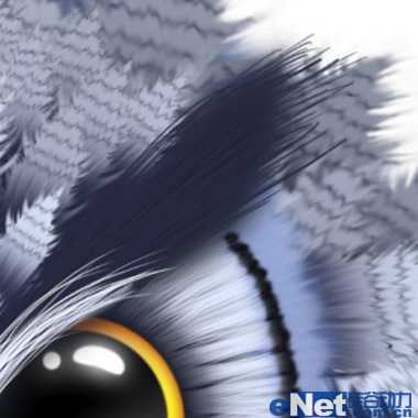 ‘photoshop设计制作可爱的蓝色卡通猫头鹰‘