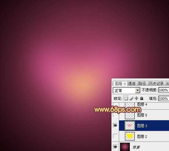 ‘Photoshop打造梦幻的光斑气泡心形‘