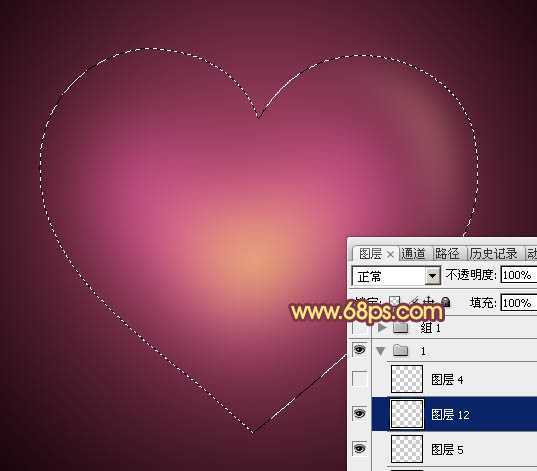 ‘Photoshop打造梦幻的光斑气泡心形‘