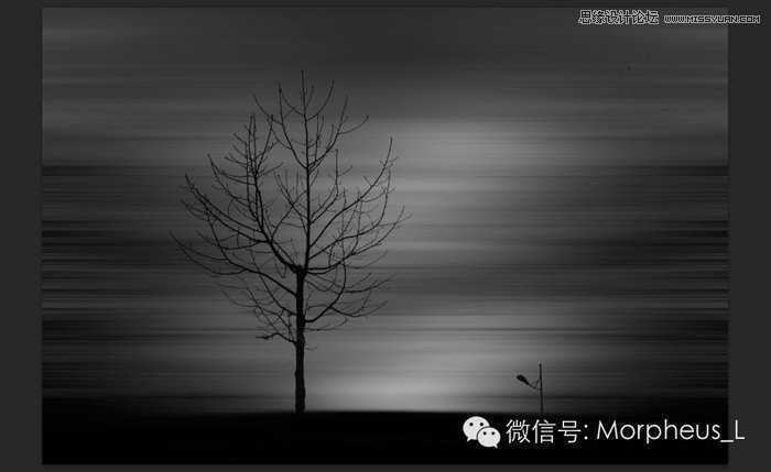 ‘Photoshop调出黑白风格动感背景效果图