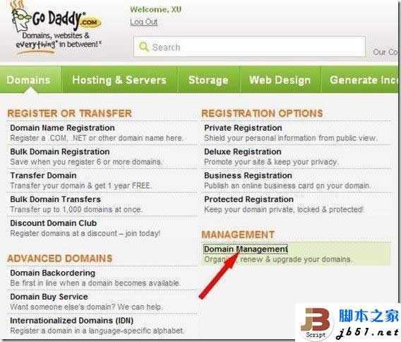 2012新版Godaddy域名push和接收图文教程_jb51.net