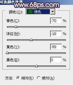 ‘Photoshop下将树林婚片调成淡雅的中性黄青色‘