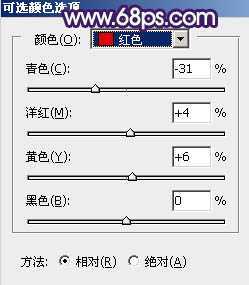 ‘Photoshop调制出淡黄色的秋季铁轨小清新美女图片‘