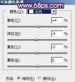 ‘Photoshop调制出淡黄色的秋季铁轨小清新美女图片‘