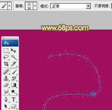 ‘Photoshop设计制作漂亮的2015手写光效字‘