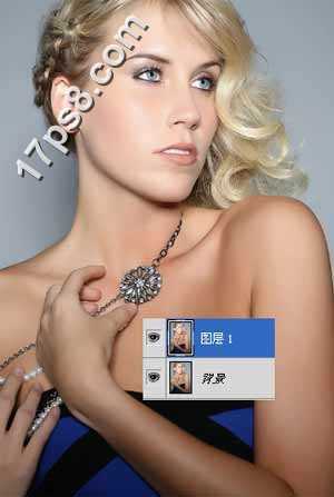 ‘用photoshopCS5将美女图片调制出高光深褐色皮肤效果‘