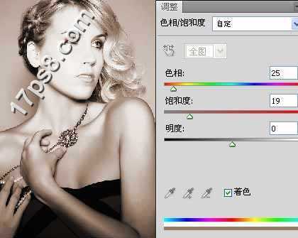 ‘用photoshopCS5将美女图片调制出高光深褐色皮肤效果‘