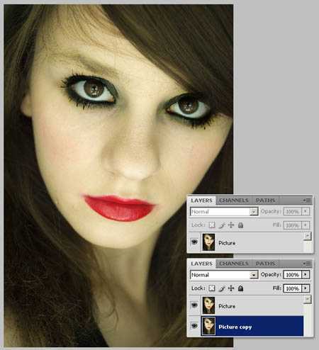 ‘Photoshop快速打造哥特风格人像图片‘