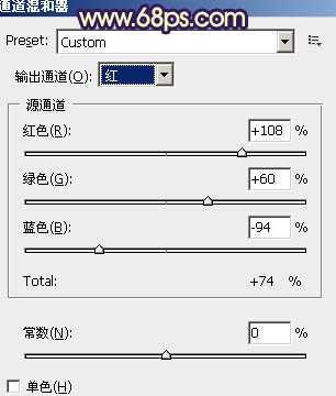 ‘Photoshop下将树林模特图片调成鲜艳的橙色调‘