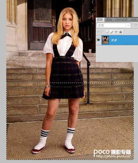 ‘Photoshop将美女图片修出纤细的苗条身材‘