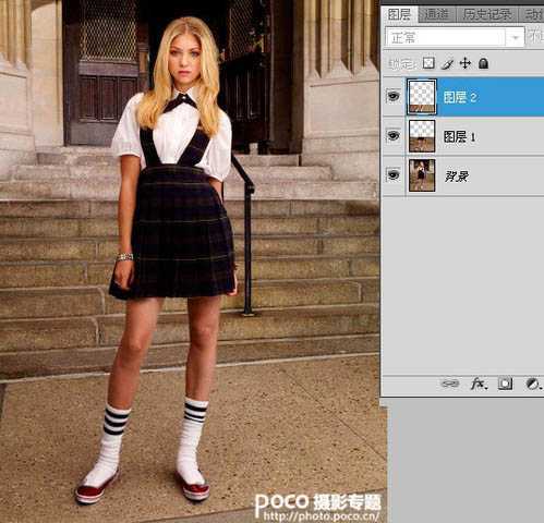 ‘Photoshop将美女图片修出纤细的苗条身材‘