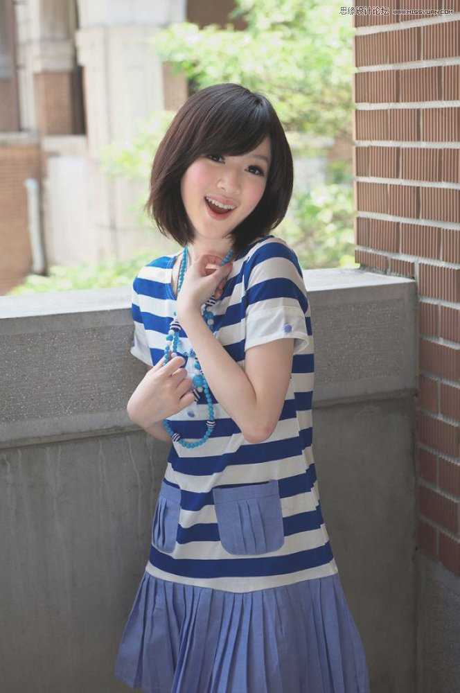 ‘Photoshop调出漂亮可爱妹妹的通透糖水肤色效果‘